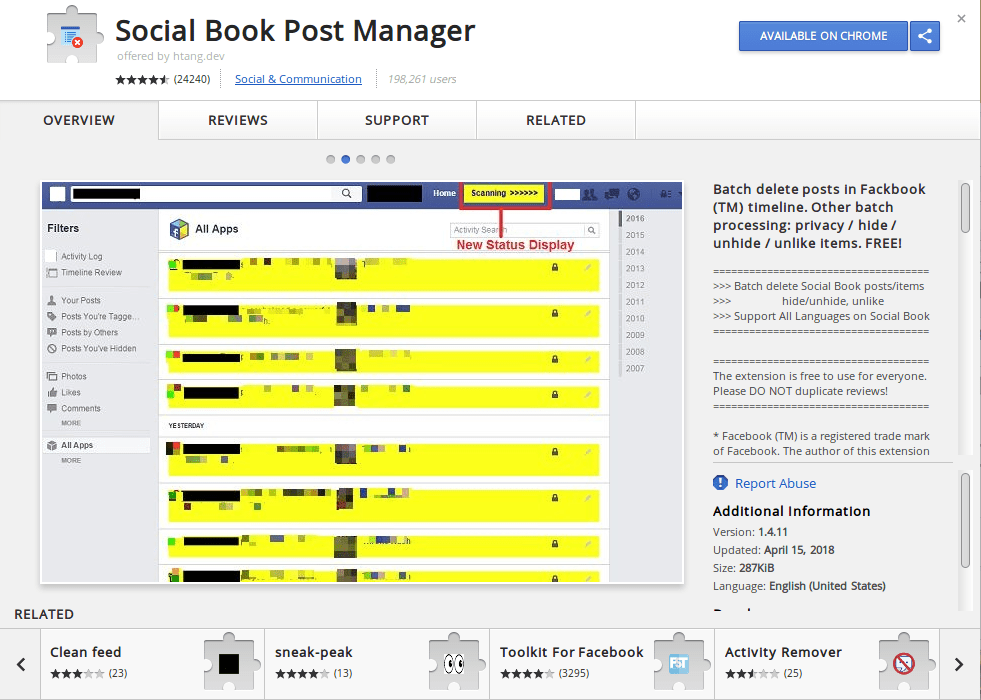 Come cancellare i dati da Facebook